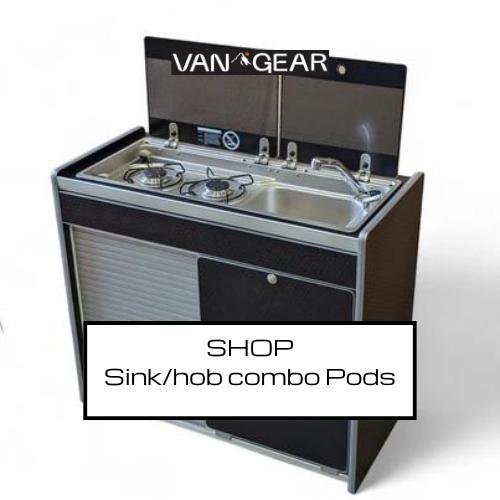 C. Sink/hob combo Pods-Campervan Kitchens - Vangear UK