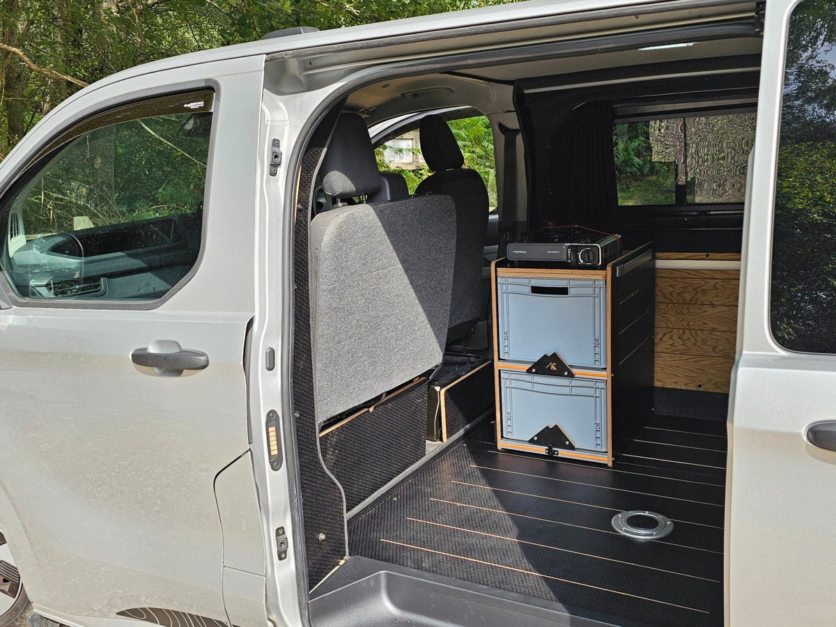 1.0 NEO-POD campervan kitchen-with euroboxes- (NOT including stove) - Vangear UK