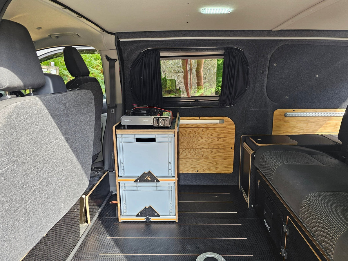1.0 NEO-POD campervan kitchen-with euroboxes- (NOT including stove) - Vangear UK
