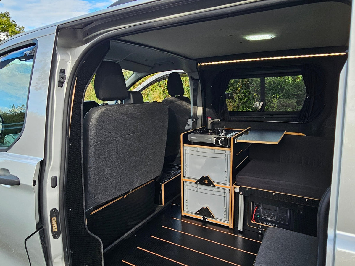 1.1 & 1.2 NEO-POD campervan kitchen-with euroboxes-(NOT including stove) - Vangear UK