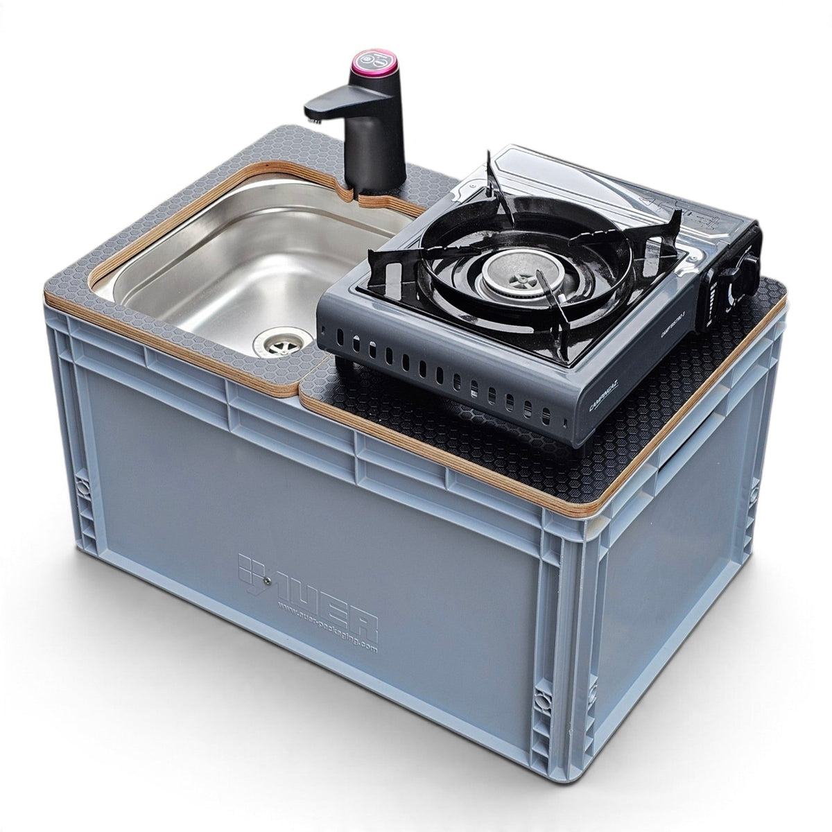 1.2 Vangear NEO-SINK-BOX campervan kitchen-with eurobox-(Not including stove, legs or NEO-Stand) - Vangear UK