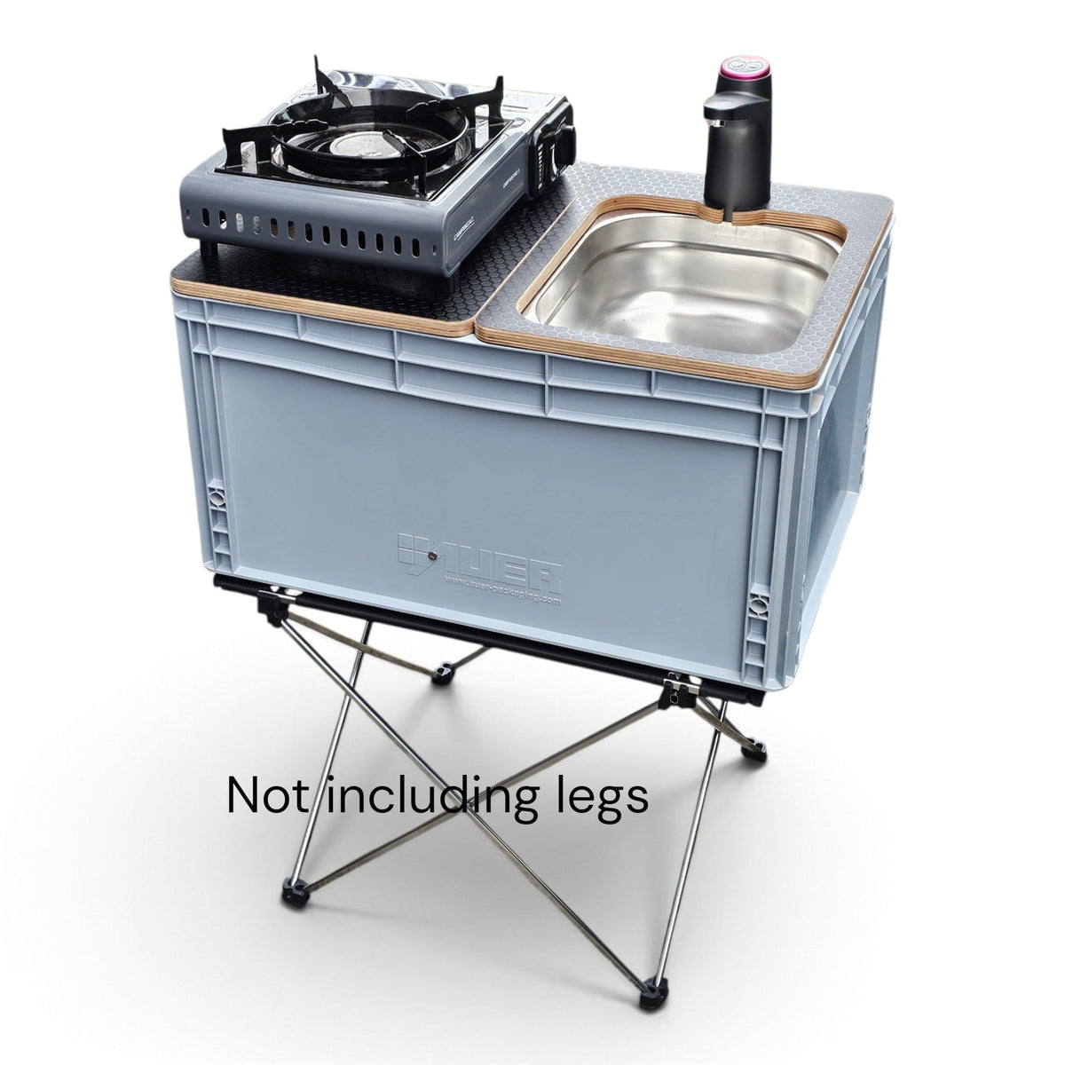 1.2 Vangear NEO-SINK-BOX campervan kitchen-with eurobox-(Not including stove, legs or NEO-Stand) - Vangear UK
