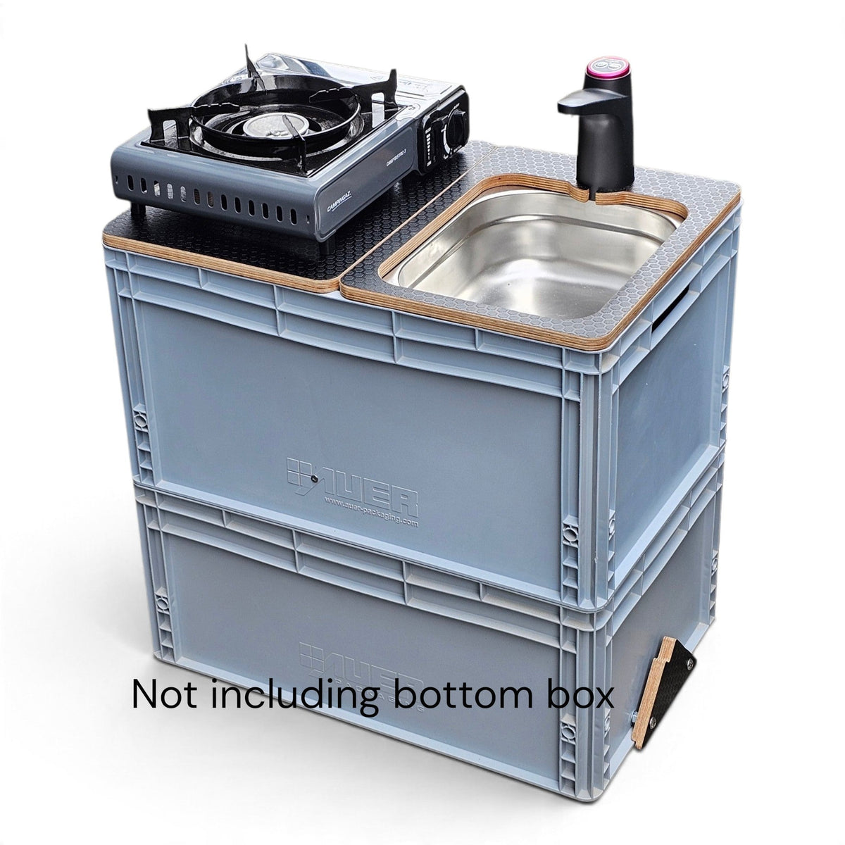 1.2 Vangear NEO-SINK-BOX campervan kitchen-with eurobox-(Not including stove, legs or NEO-Stand) - Vangear UK