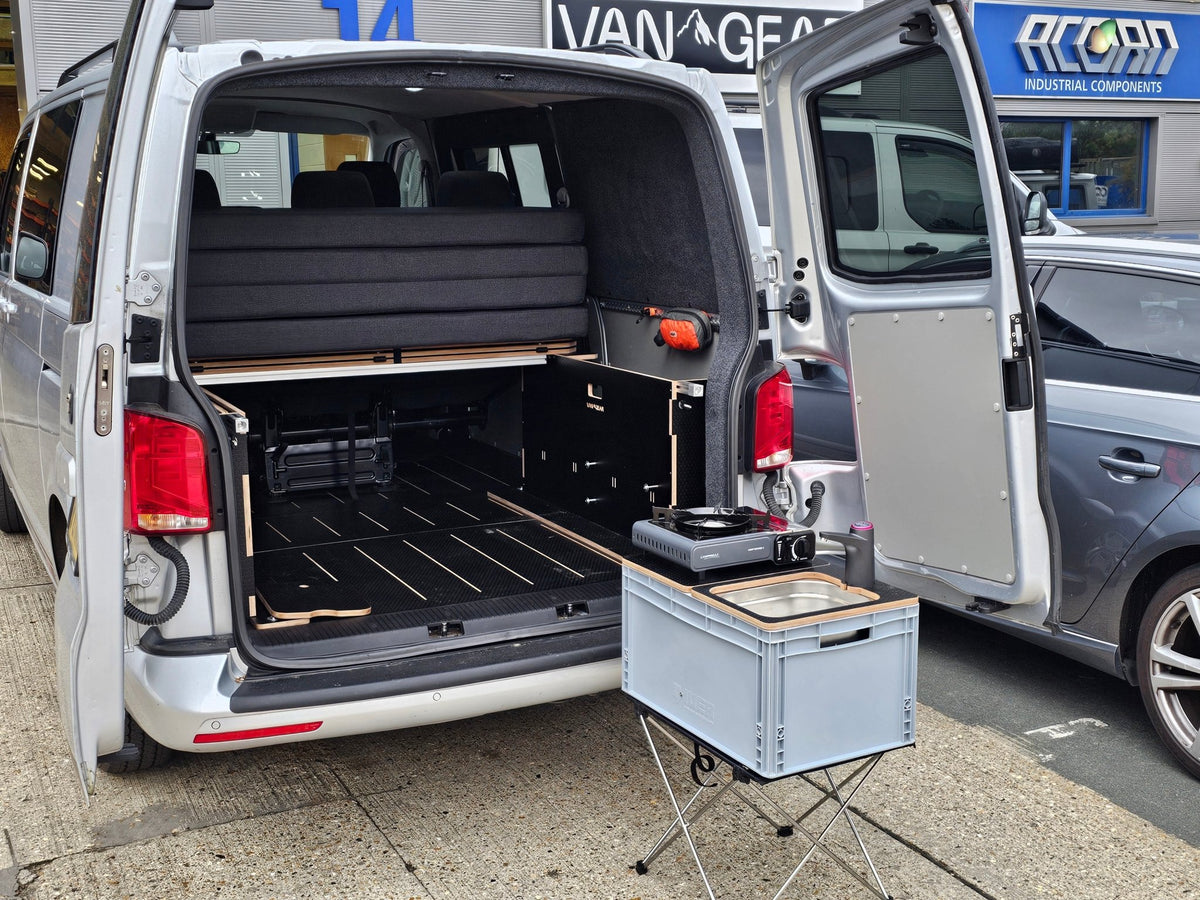 1.2 Vangear NEO-SINK-BOX campervan kitchen-with eurobox-(Not including stove, legs or NEO-Stand) - Vangear UK