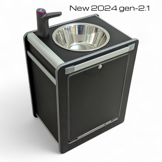 EX-DEMO - Vangear Mini-Pod Campervan Kitchen Pod (Black) gen2.1