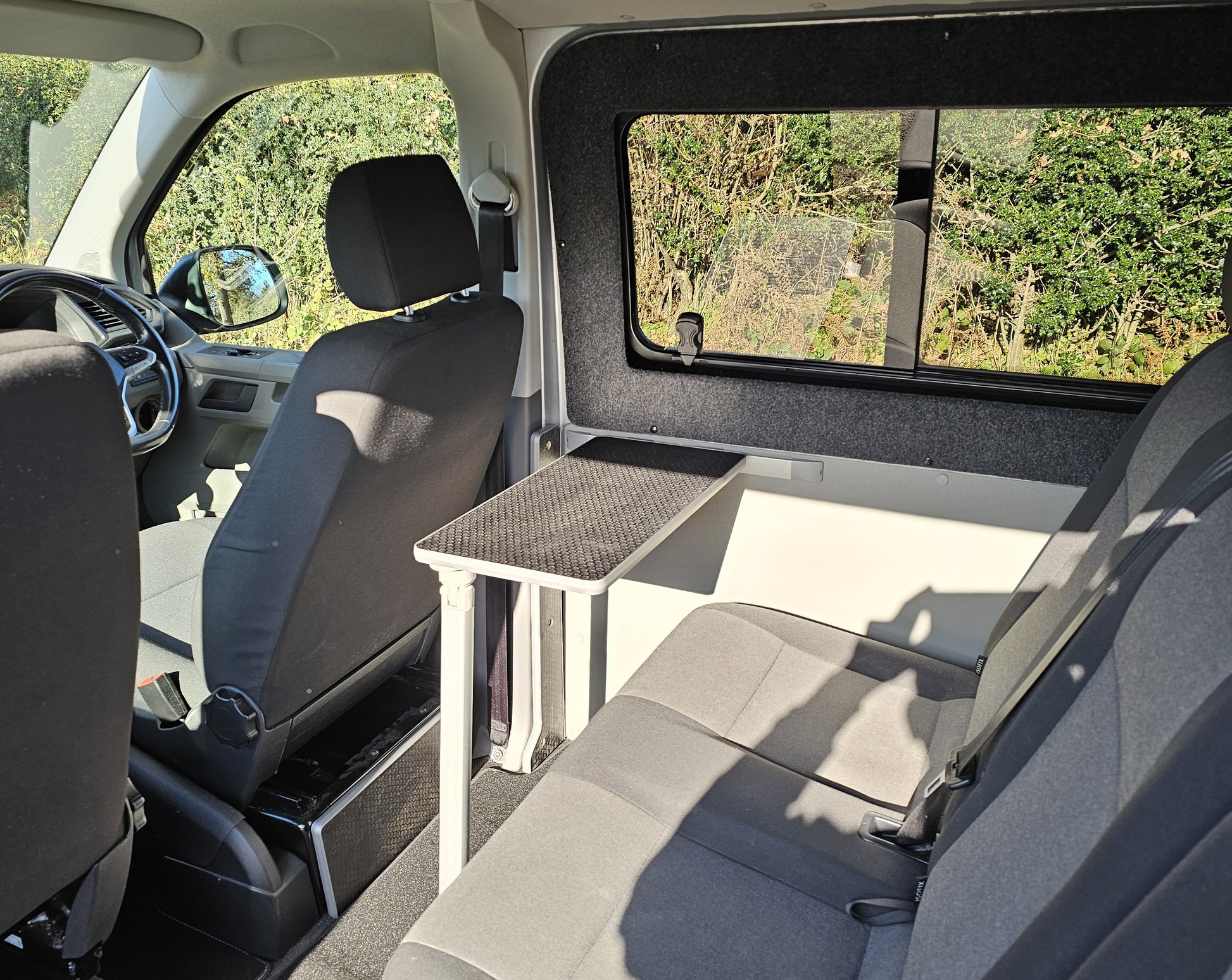 NEW VW Kombi Table and Rail Set for Volkswagen Kombi T5 T6 T6.1 - Vangear UK