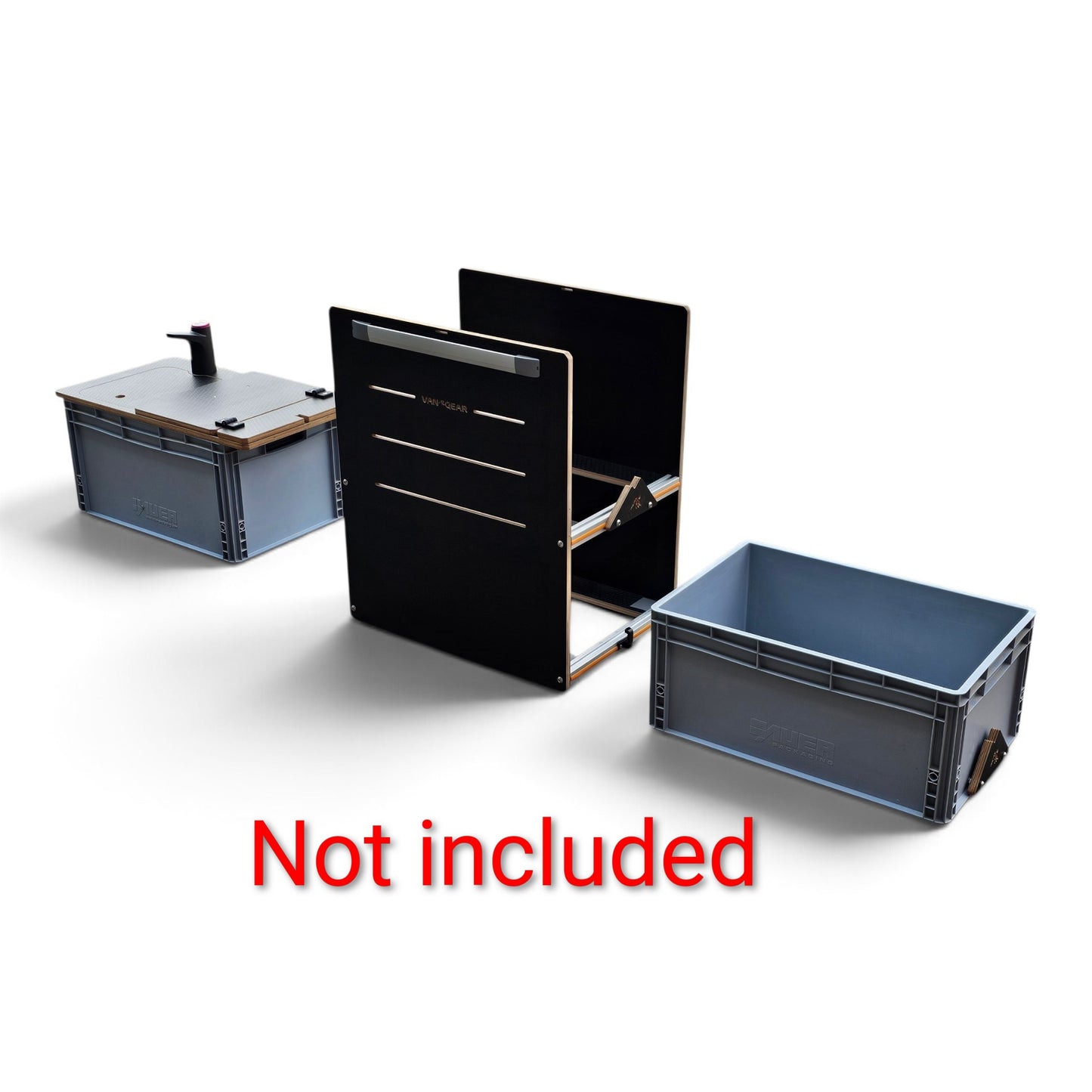 NEW Vangear NEO-SINK-BOX campervan kitchen-with eurobox-(NOT including stove)