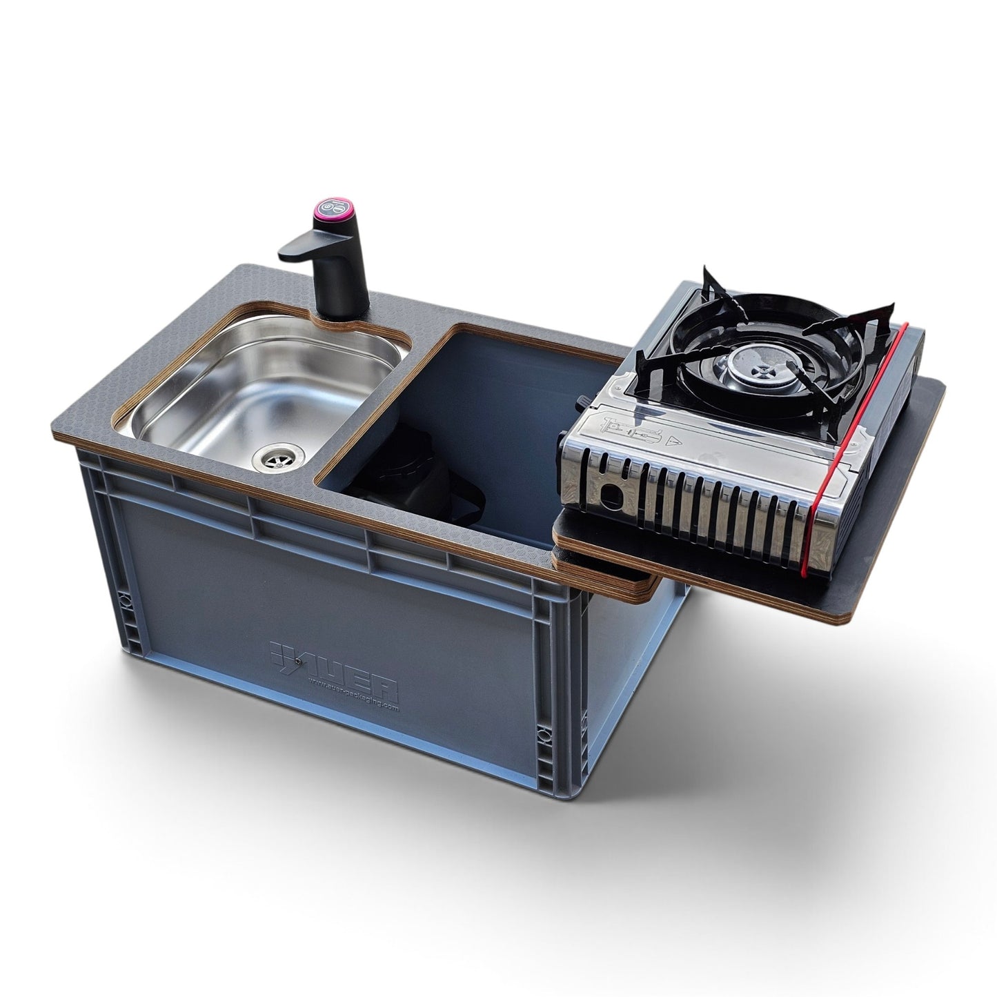 NEW NEO-POD campervan kitchen-with euroboxes-easy self-assembly (NOT including stove)
