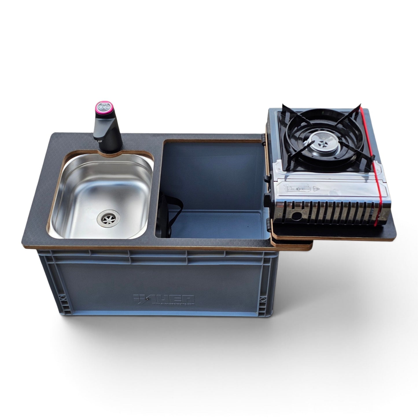 NEW Vangear NEO-SINK-BOX campervan kitchen-with eurobox-(NOT including stove)