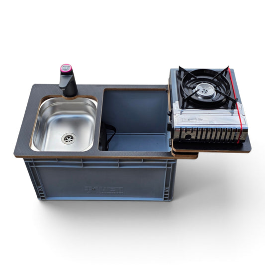 NEW Vangear NEO-SINK-BOX campervan kitchen-with eurobox-(NOT including stove)