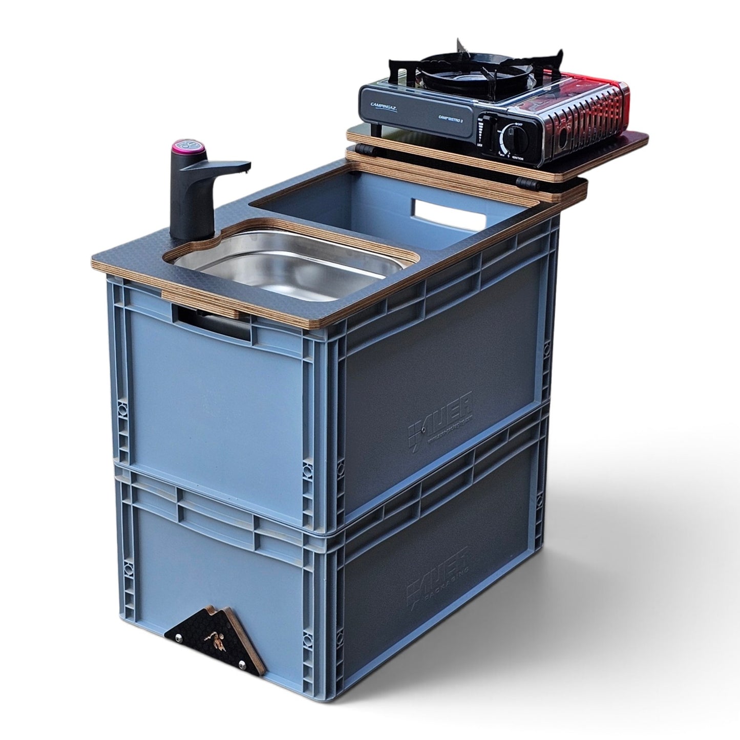 NEW NEO-POD campervan kitchen-with euroboxes-easy self-assembly (NOT including stove)