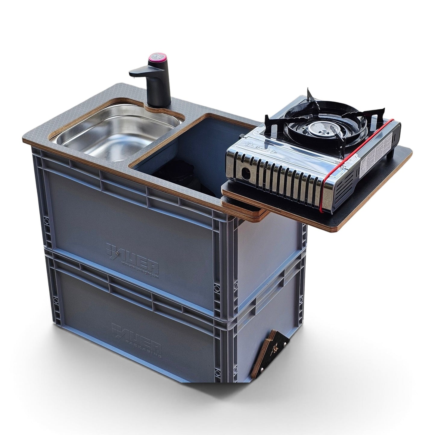 NEW NEO-POD campervan kitchen-with euroboxes-easy self-assembly (NOT including stove)