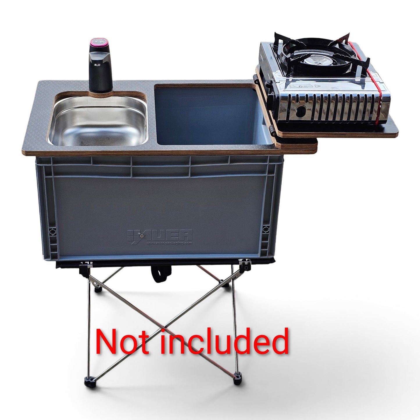 NEW Vangear NEO-SINK-BOX campervan kitchen-with eurobox-(NOT including stove)