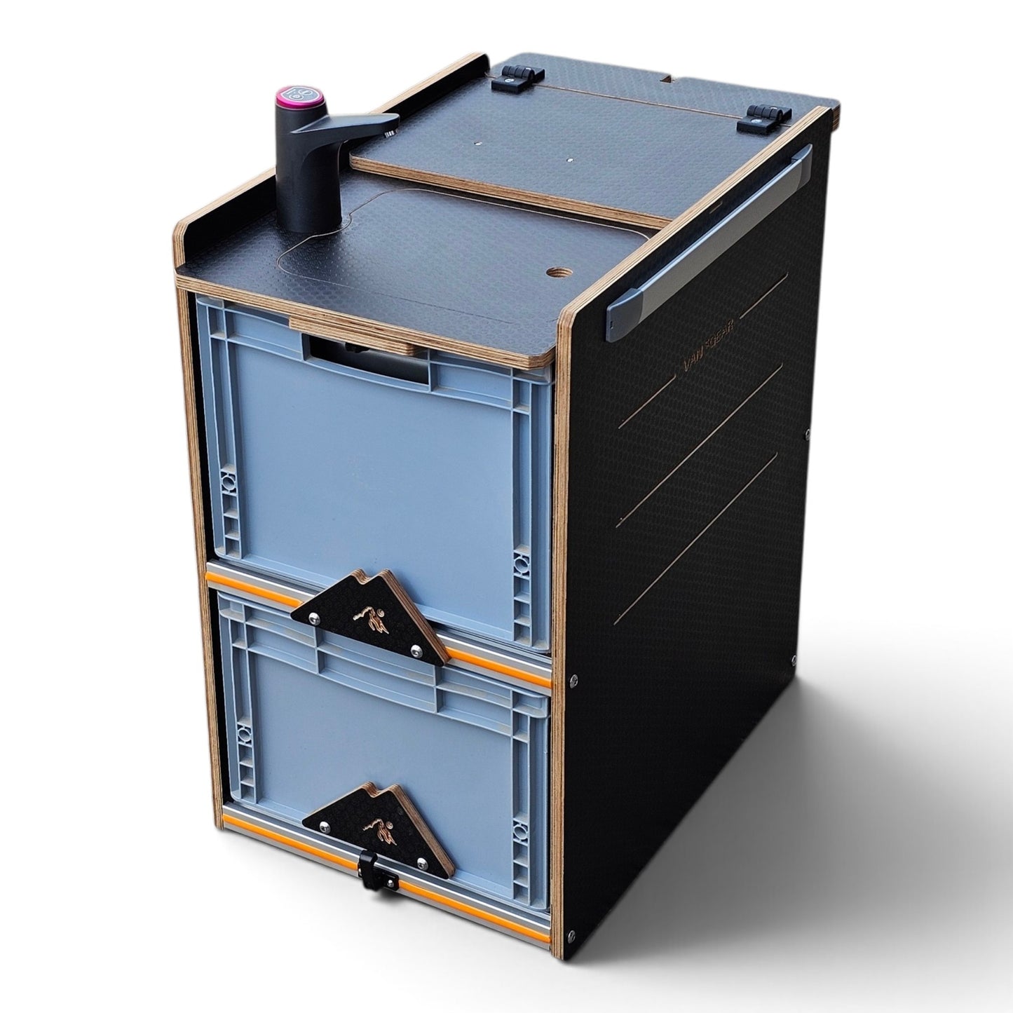 NEW NEO-POD campervan kitchen-with euroboxes-easy self-assembly (NOT including stove)