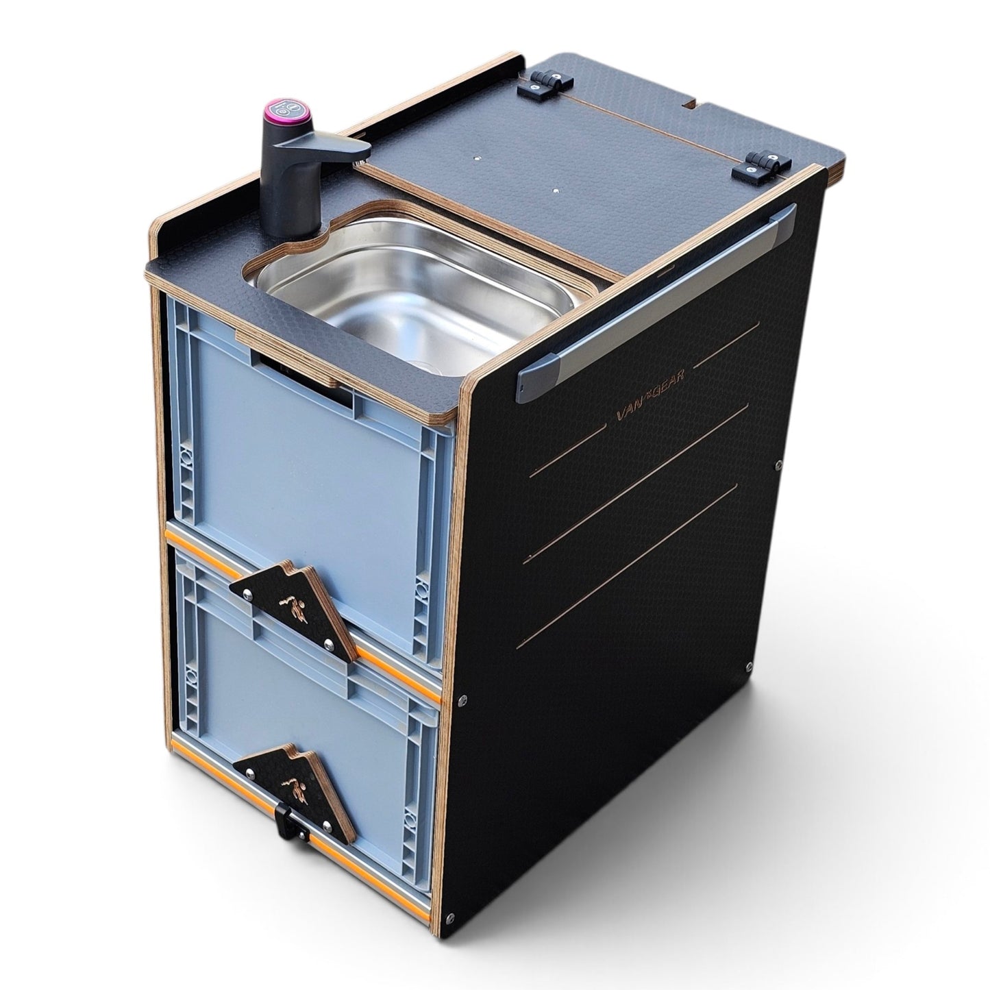 NEW NEO-POD campervan kitchen-with euroboxes-easy self-assembly (NOT including stove)