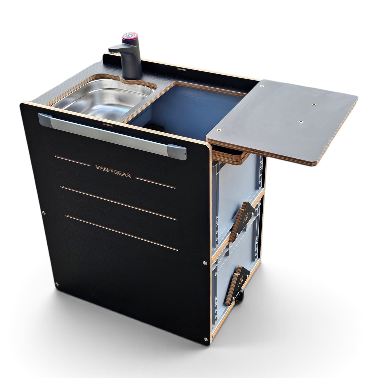 NEW NEO-POD campervan kitchen-with euroboxes-easy self-assembly (NOT including stove)