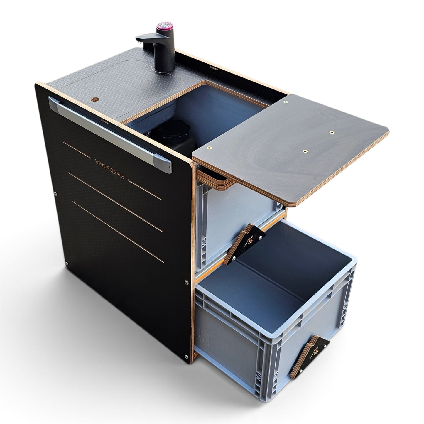 NEW NEO-POD campervan kitchen-with euroboxes-easy self-assembly (NOT including stove)