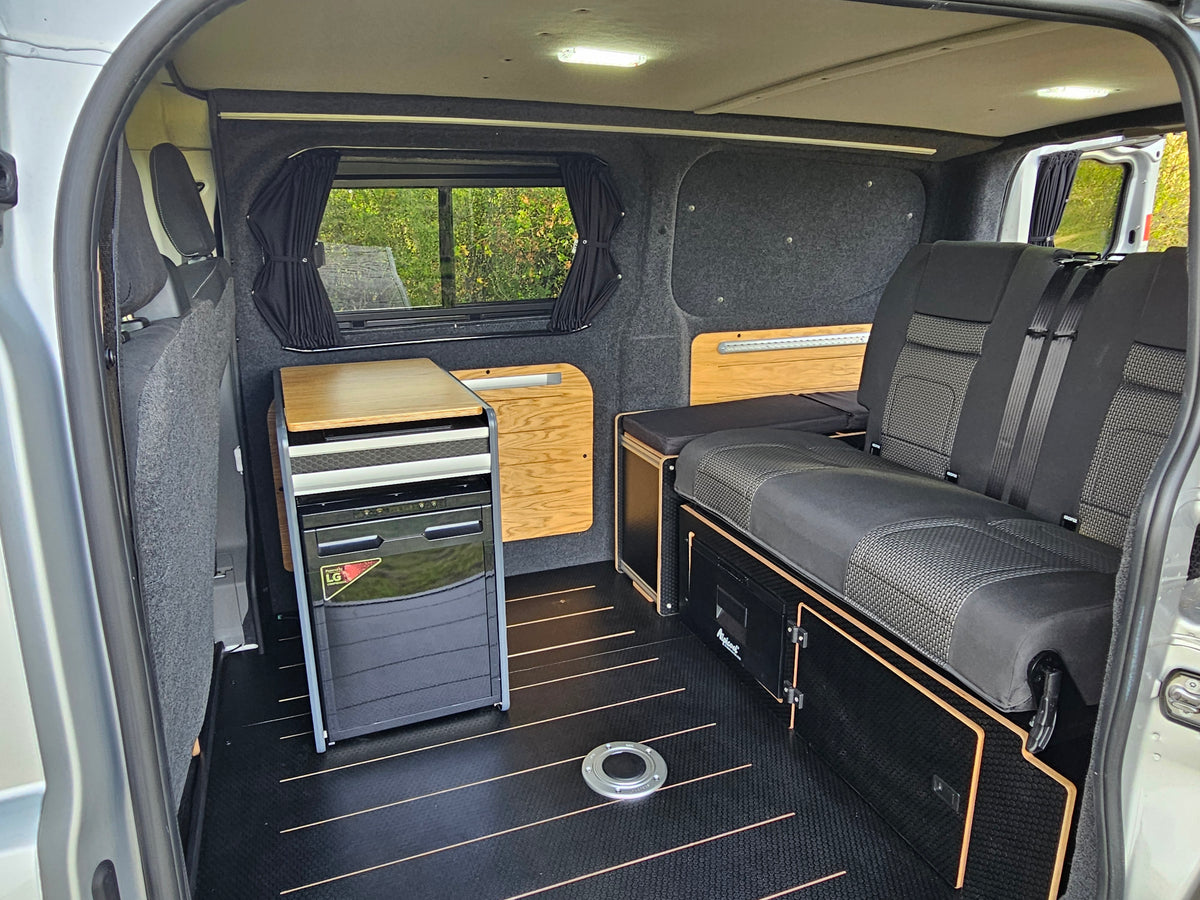IN STOCK-NEW- Vangear Electric CRX-Pod 3.1 campervan fridge pod - Black (fridge not included)