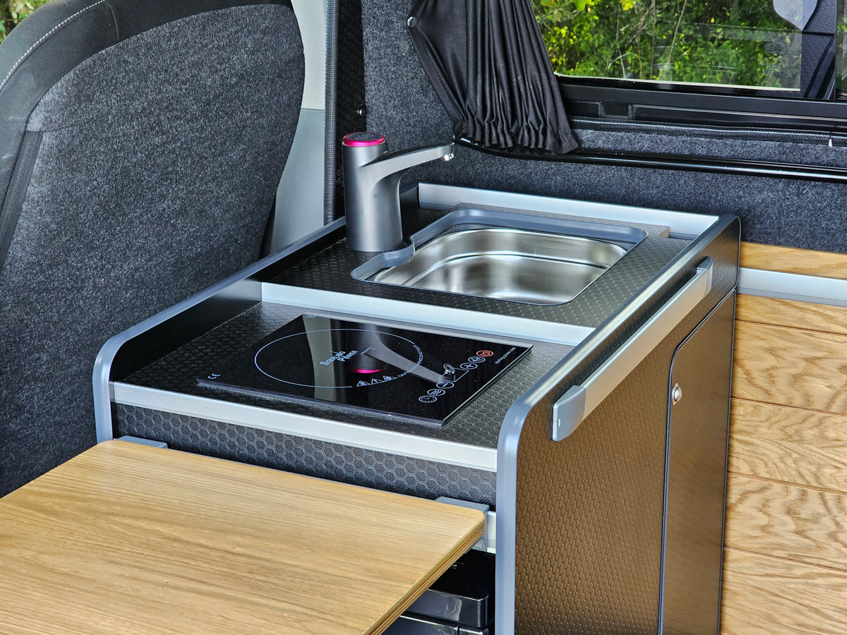 IN STOCK-NEW- Vangear Electric CRX-Pod 3.1 campervan fridge pod - Black (fridge not included)