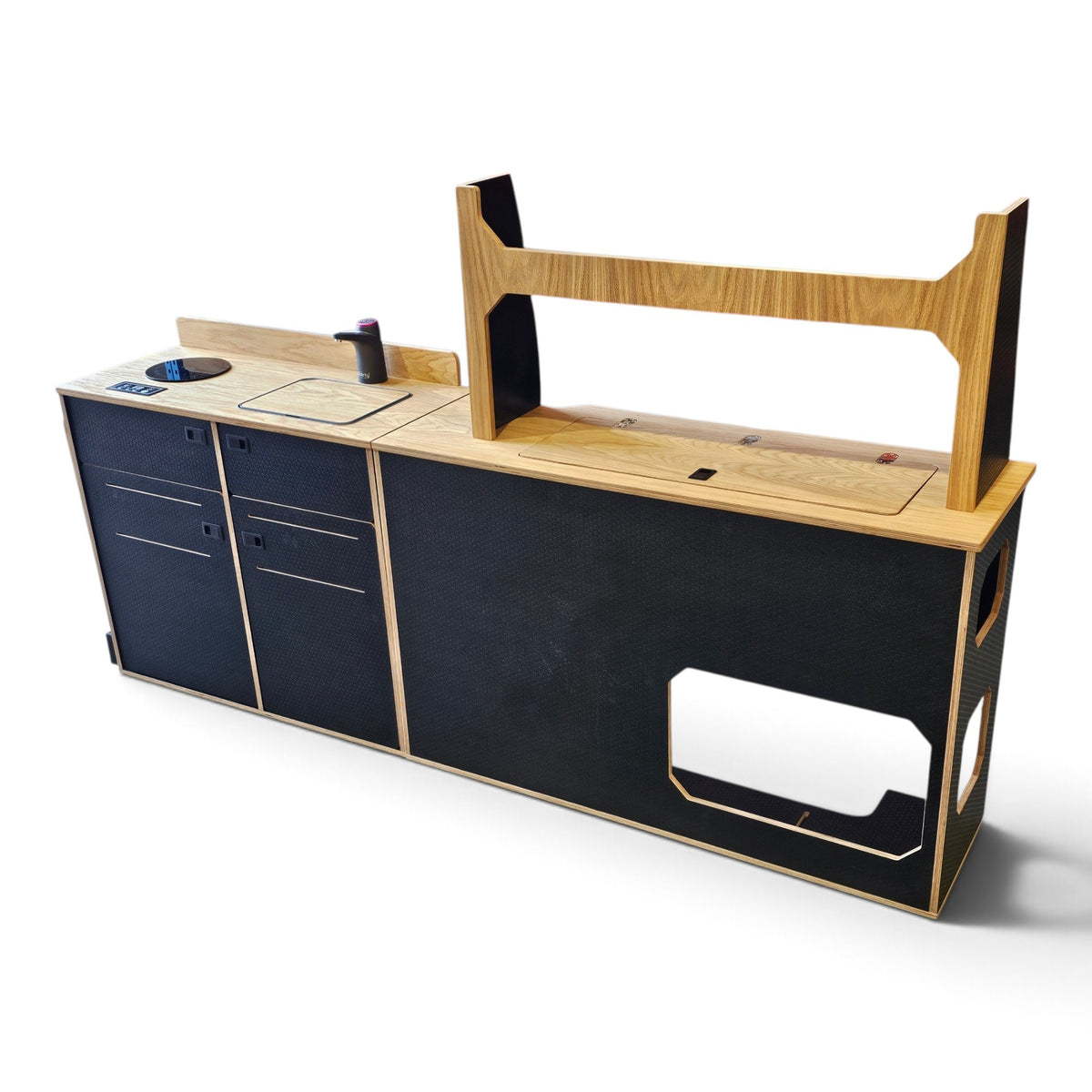 EX-DISPLAY CAMPERVAN KIT- VW T7 - Ford Custom -Woody-Pods -RIB-Fridge