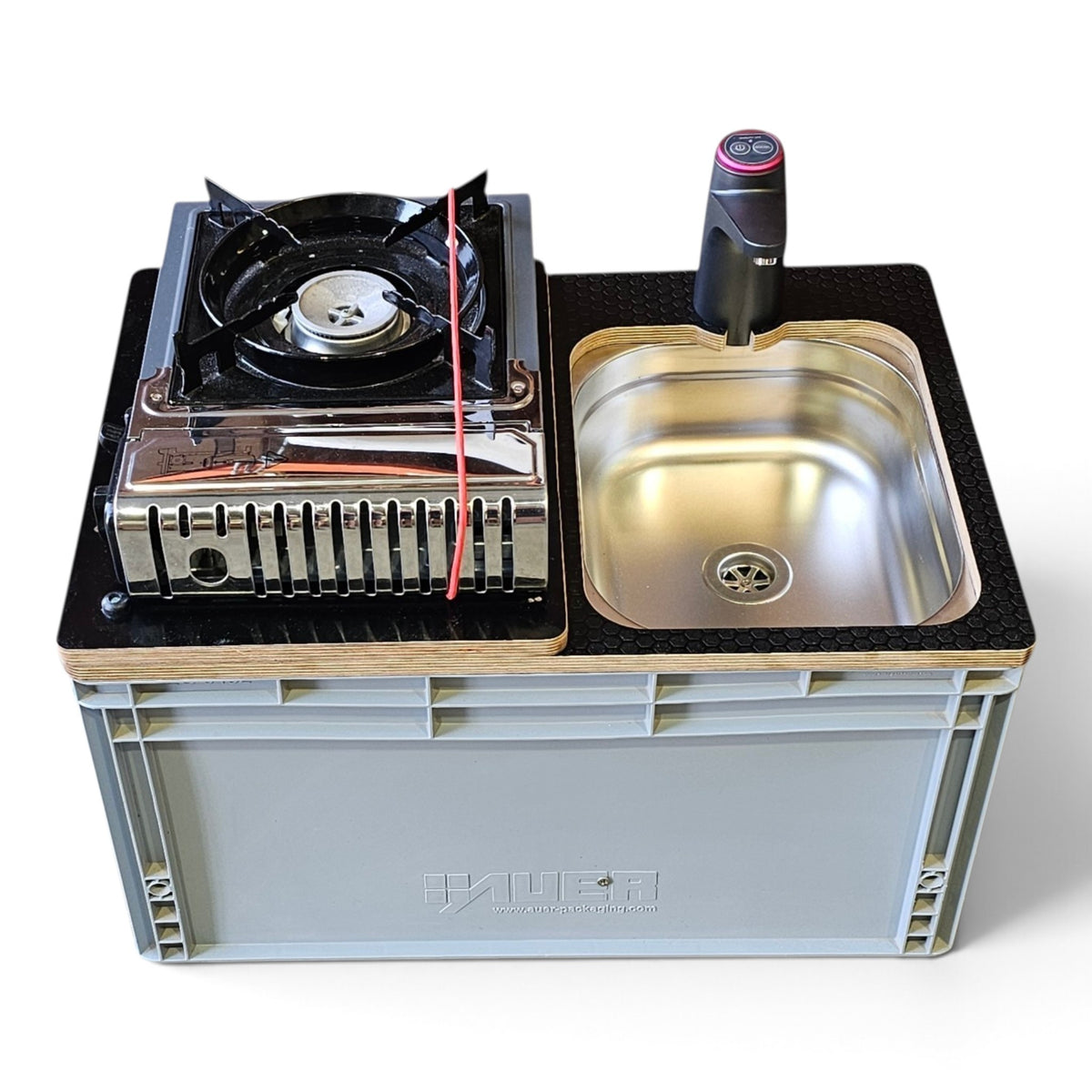 1.0 Vangear NEO-SINK-BOX campervan kitchen-with eurobox-(Not including stove, legs or NEO-Stand) (Copy)