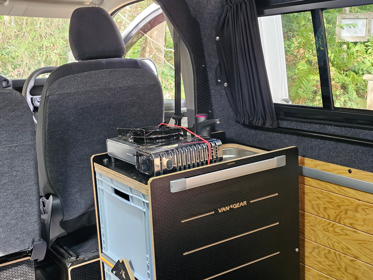 1.0 NEO-POD campervan kitchen-with euroboxes-easy self-assembly (NOT including stove) (Copy)