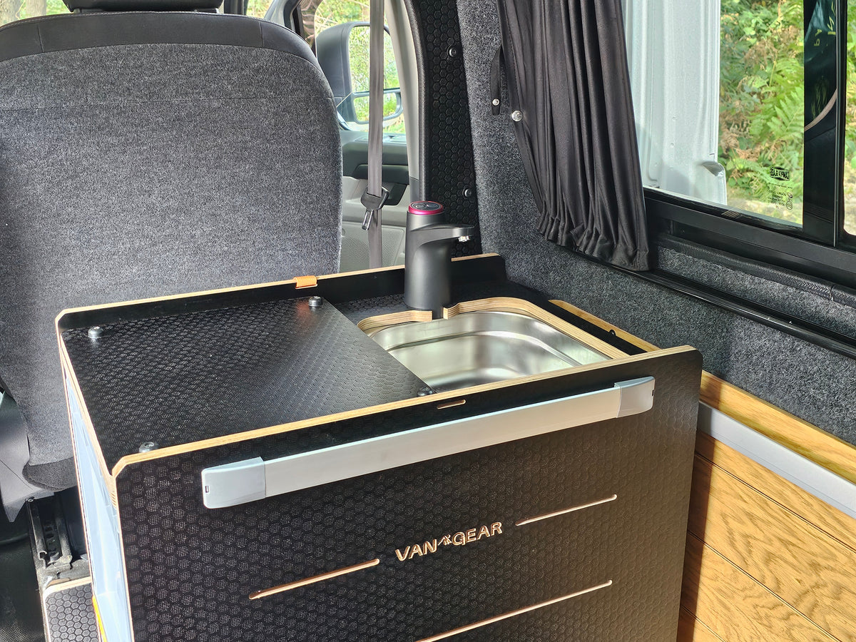 1.0 NEO-POD campervan kitchen-with euroboxes-easy self-assembly (NOT including stove) (Copy)