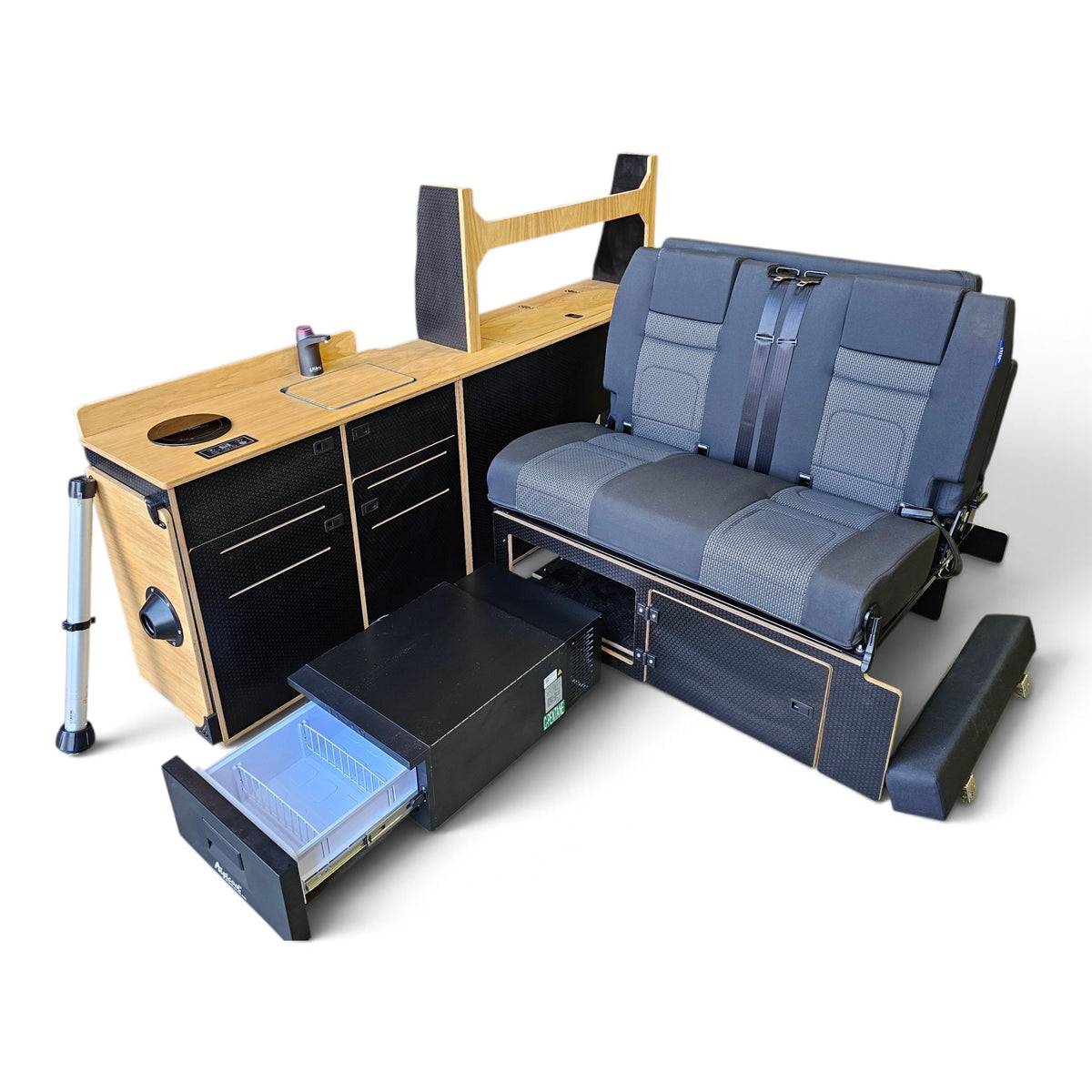 EX-DISPLAY CAMPERVAN KIT- VW T7 - Ford Custom -Woody-Pods -RIB-Fridge