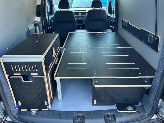 NEW Volkswagen Caddy mk4 Compact-Bed by Vangear - campervan bed