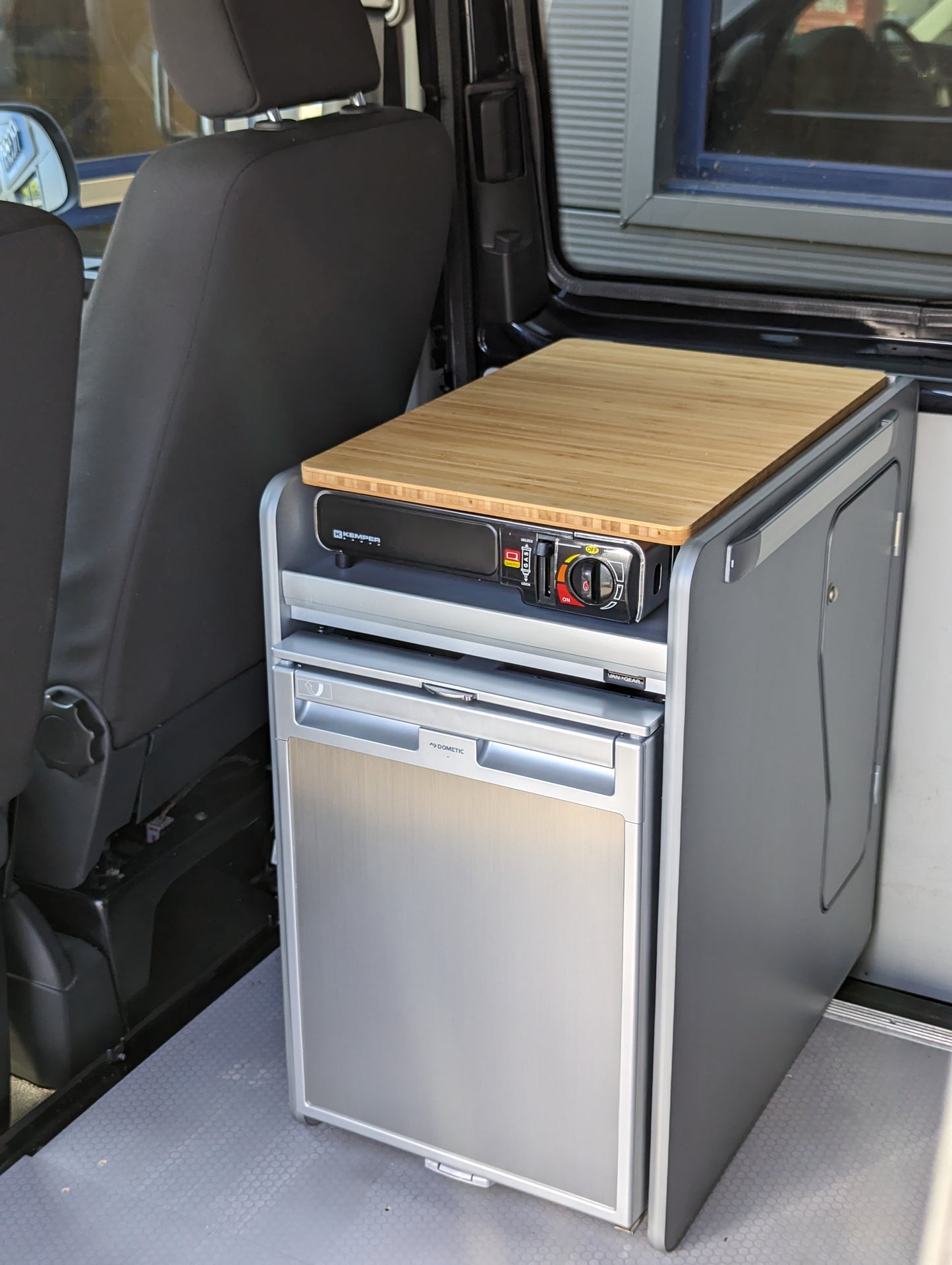 Vangear CRX-Pod campervan fridge pod (Grey)