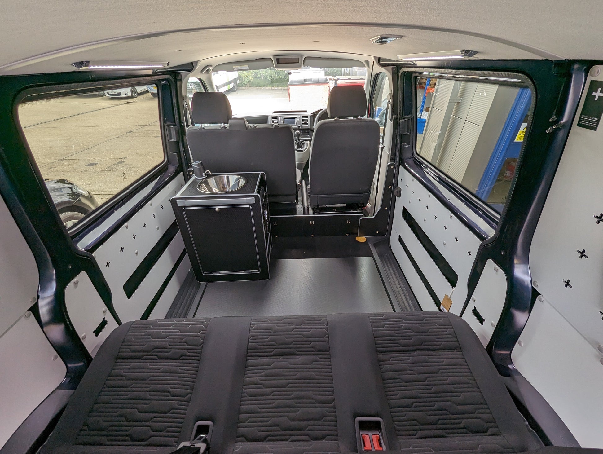 NEW Vangear Mini - Pod 2.2 Campervan Kitchen Pod (Black)