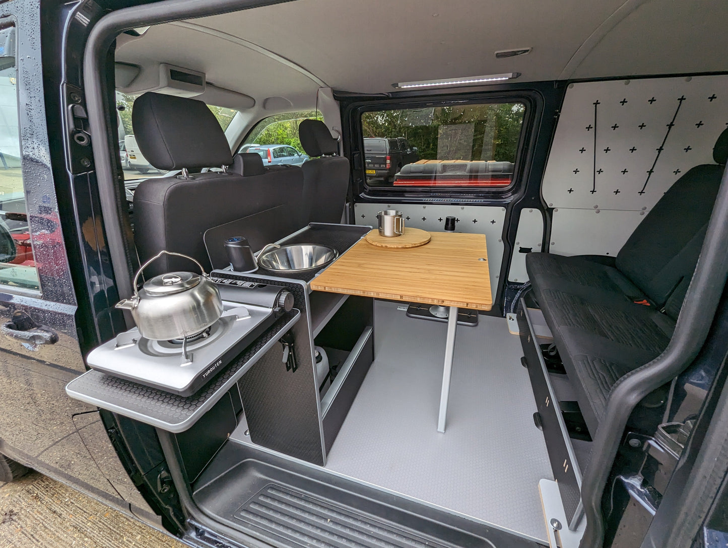 Vangear Nano-Pod Campervan Kitchen (Black) gen2.1