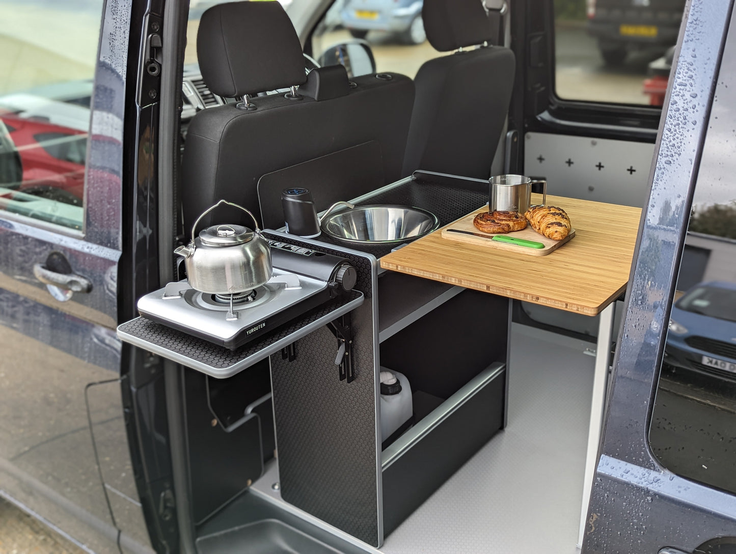 Vangear Nano-Pod Campervan Kitchen (Black) gen2.1