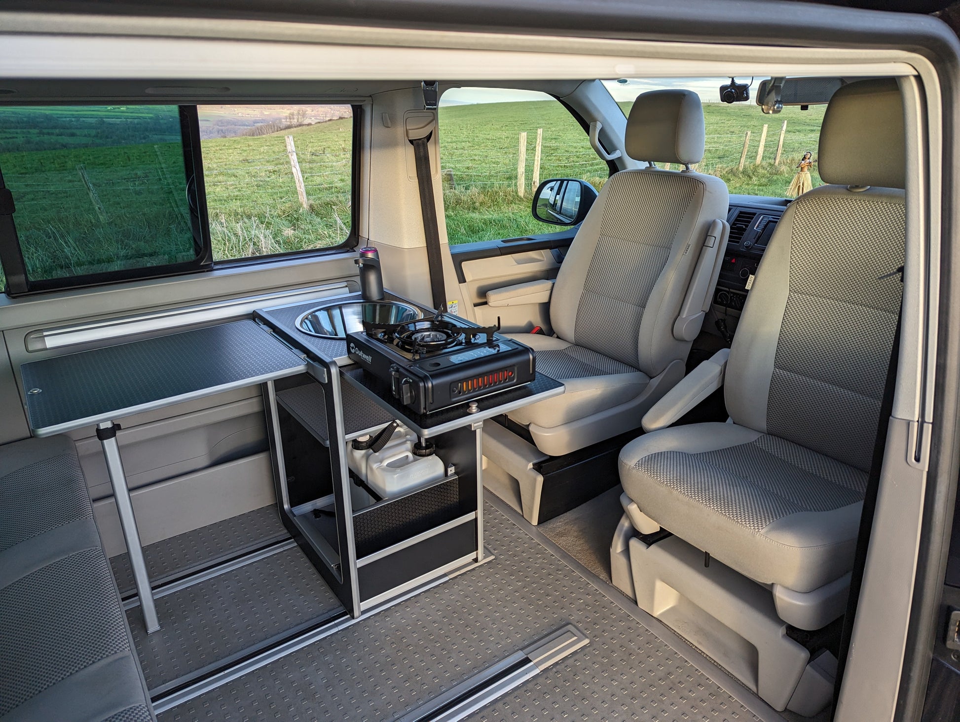 NEW Vangear Mini - Pod 2.2 Campervan Kitchen Pod (Black)