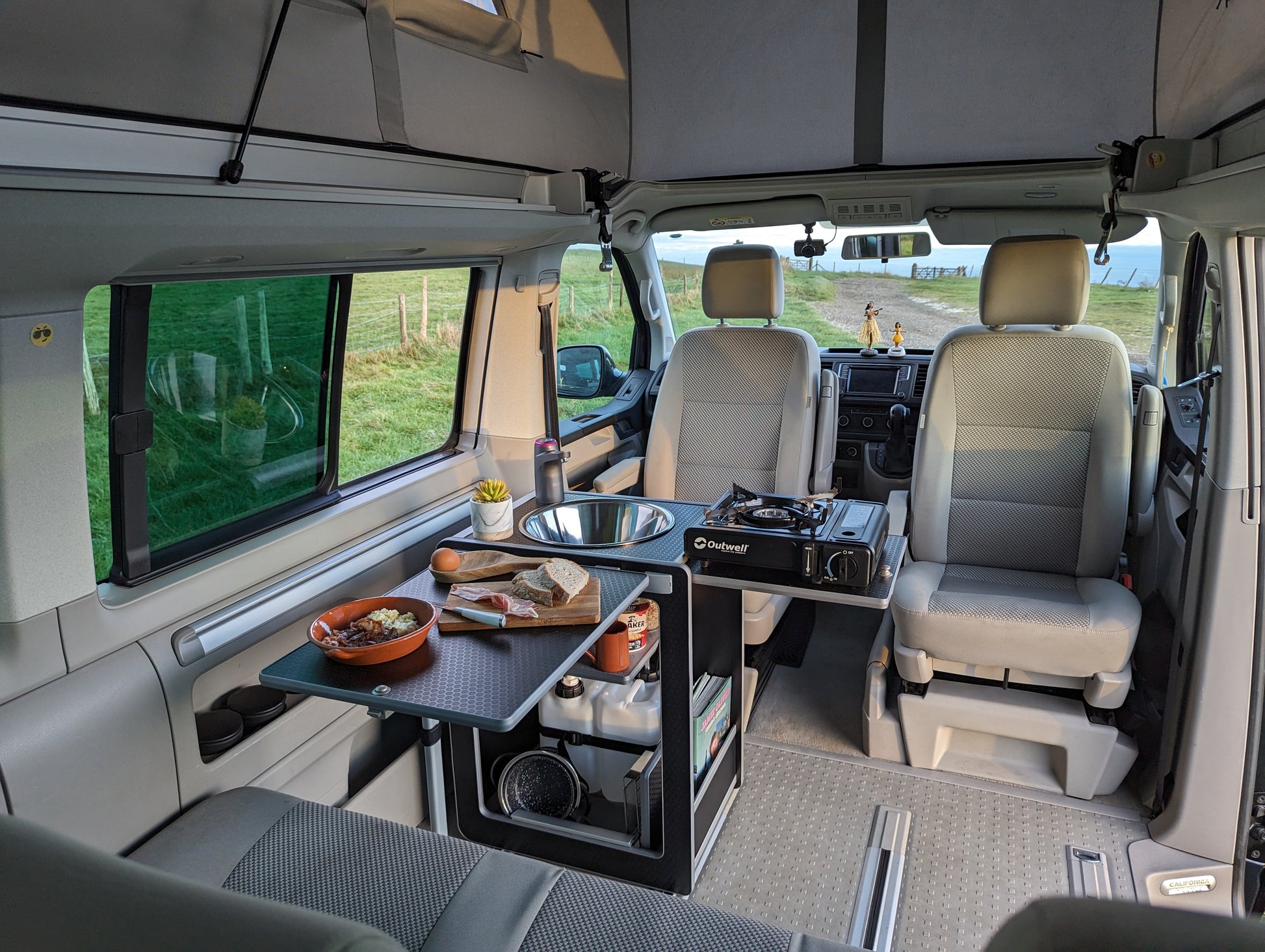 NEW Vangear Mini - Pod 2.2 Campervan Kitchen Pod (Black)