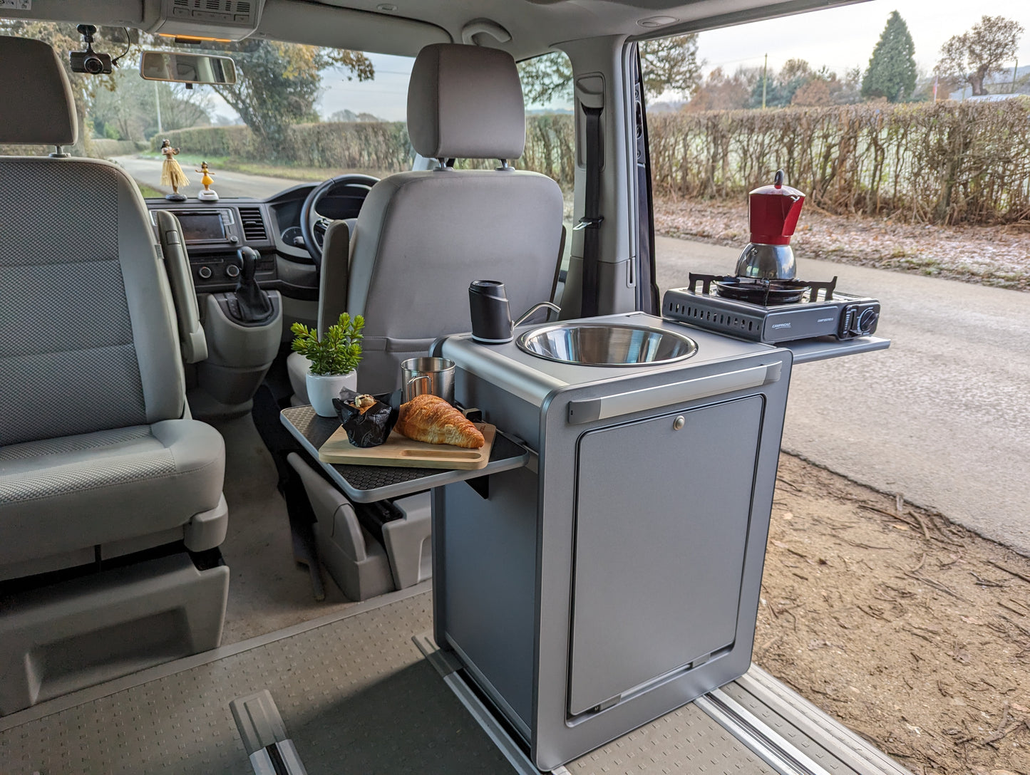 Vangear Mini-Pod Campervan Kitchen Pod (Grey) gen2.1