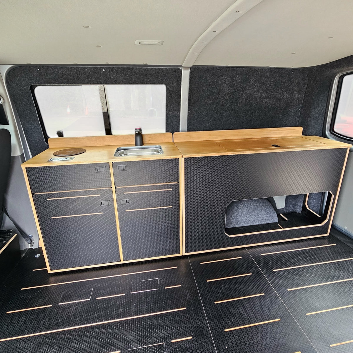 VW T6 & T6.1 - Down the side furniture - Woody-Pods