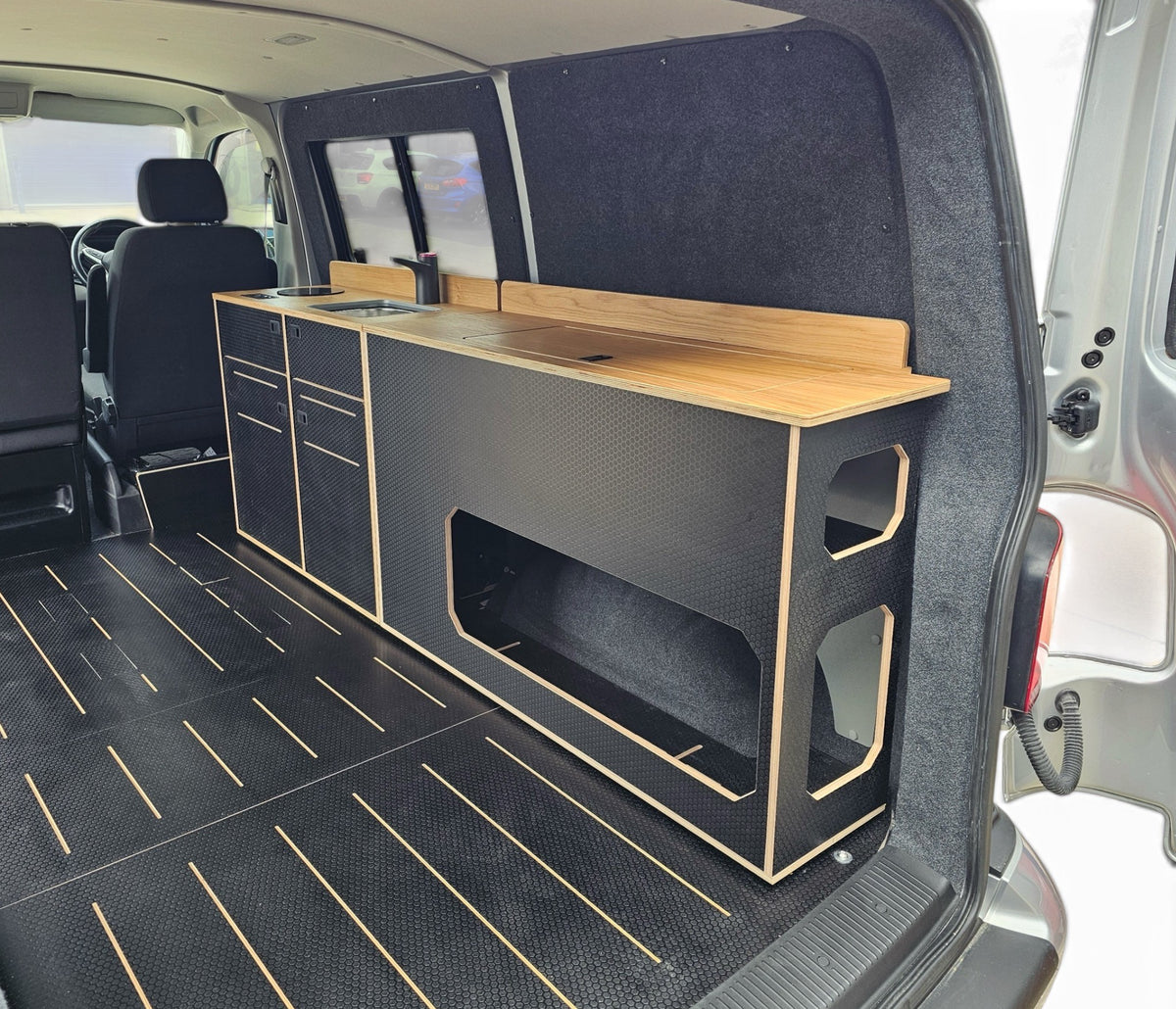VW T6 & T6.1 - Down the side furniture - Woody-Pods