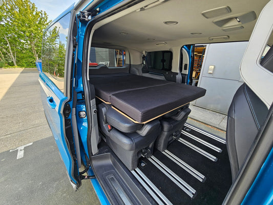 Bed System for Volkswagen T7 Caravelle - Ford Tourneo custom - SWB - Vangear UK
