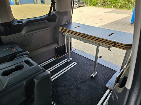 Bed System for Volkswagen T7 Caravelle - Ford Tourneo custom - SWB - Vangear UK