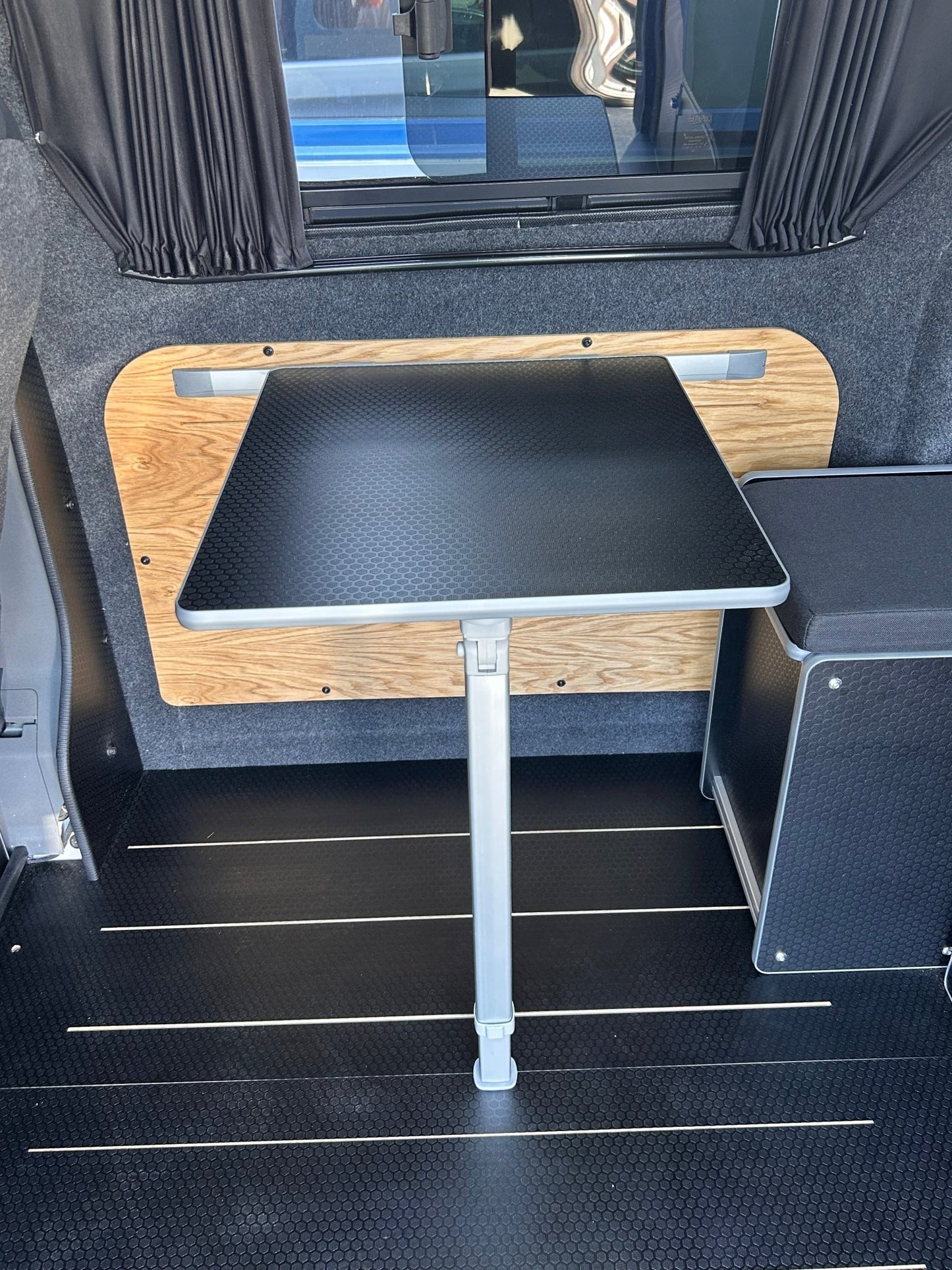 Campervan table and Mito sliding rail set - Vangear UK