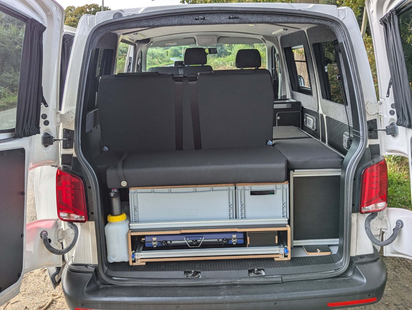 CONVERSION COMPLETED Volkswagen 2021 Transporter T6.1 Campervan with a Vangear "Space" conversion - Vangear UK