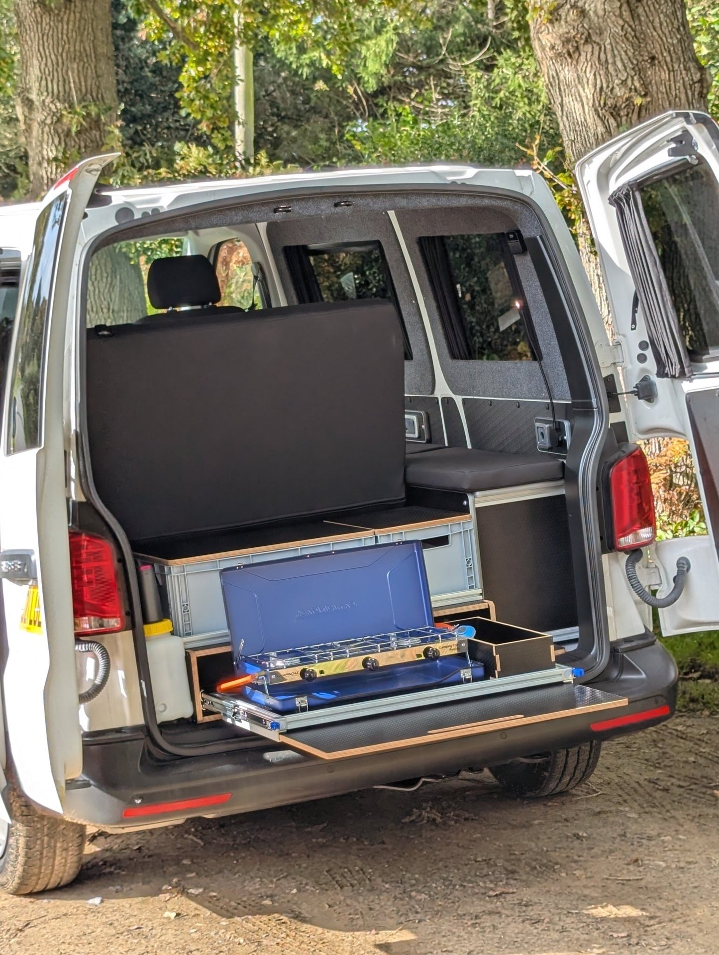 CONVERSION COMPLETED Volkswagen 2021 Transporter T6.1 Campervan with a Vangear "Space" conversion - Vangear UK