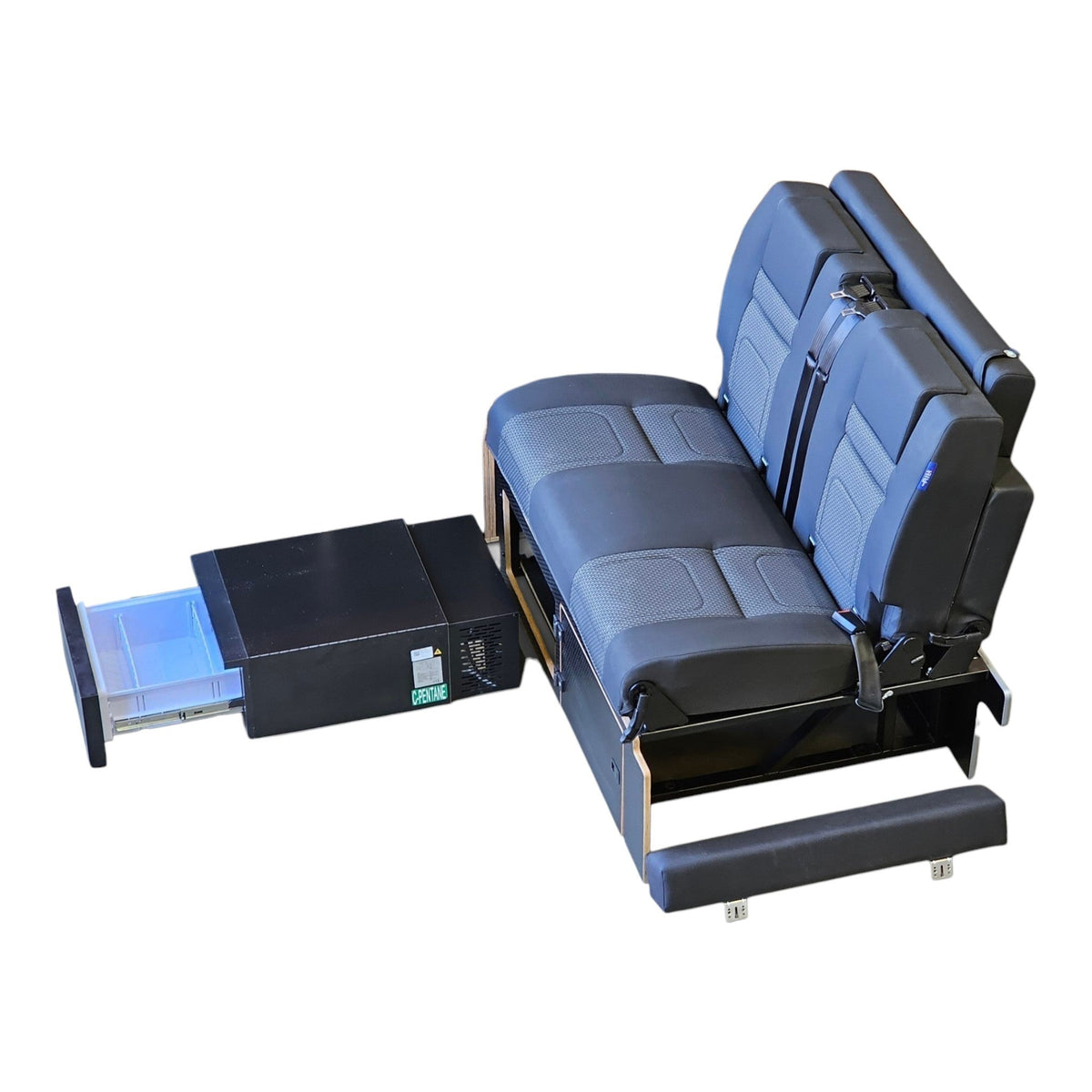 EX-DISPLAY CAMPERVAN KIT- VW T7 - Ford Custom -RIB-Fridge-panels-side cushion - Vangear UK