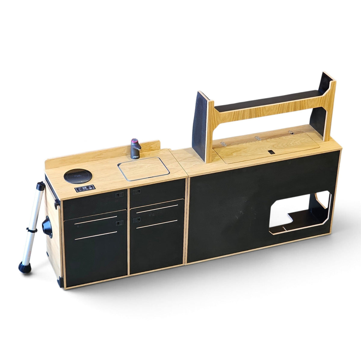 EX-DISPLAY CAMPERVAN KIT- VW T7 - Ford Custom -Woody-Pods -RIB-Fridge - Vangear UK