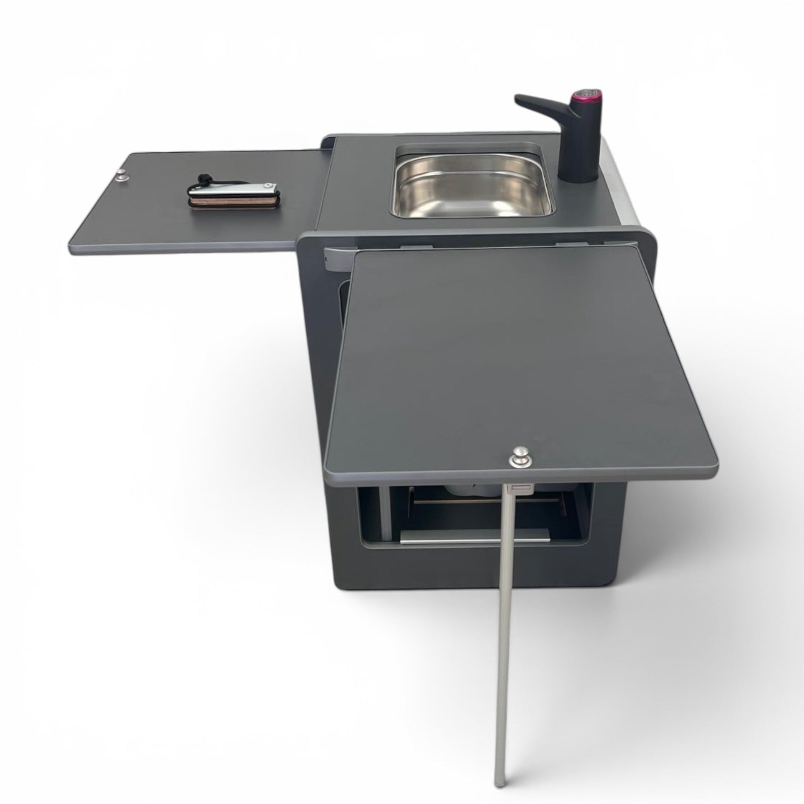 Ex-Display Vangear Mini-Pod Campervan Kitchen Pod 3.0 - Carbon Grey - Vangear UK