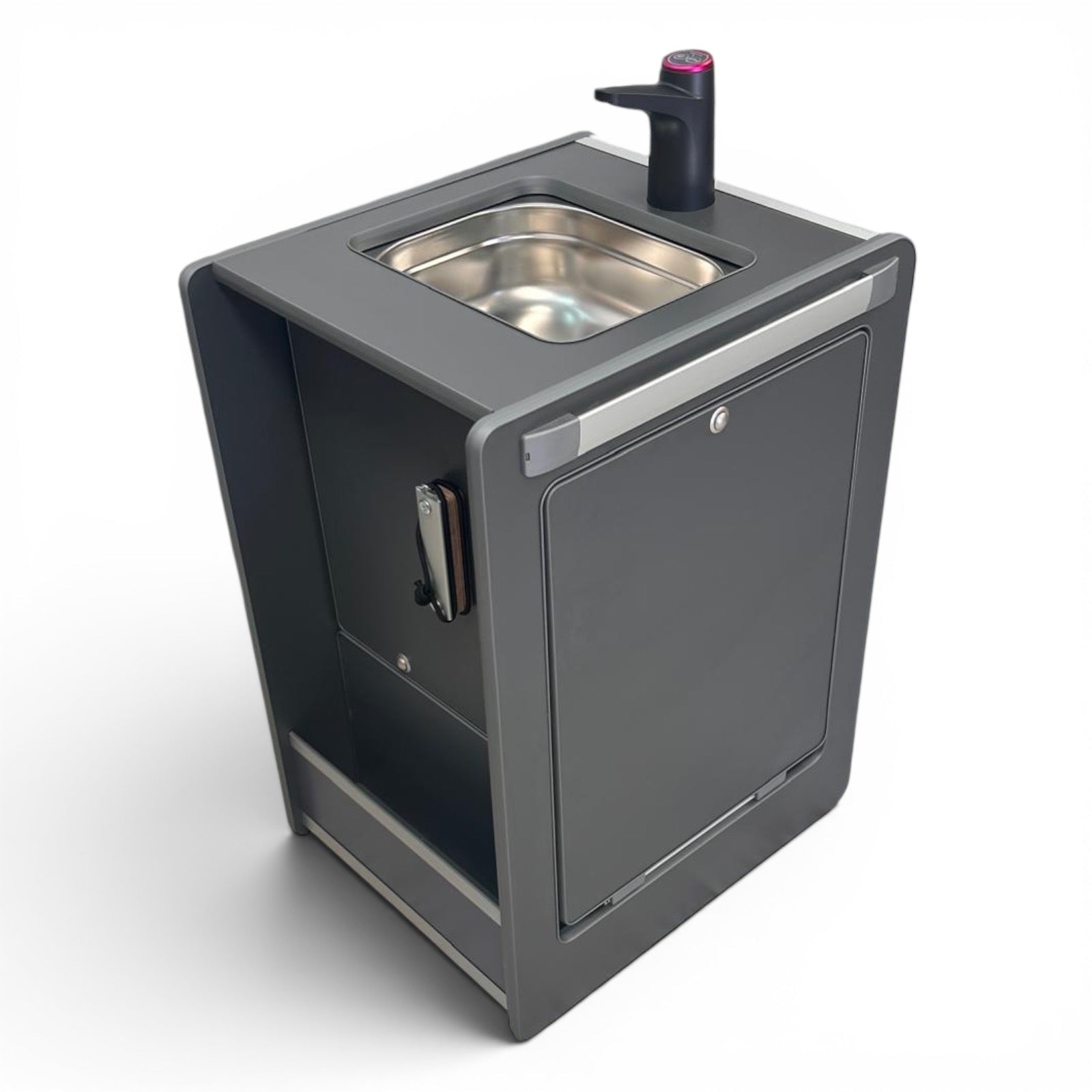 Ex-Display Vangear Mini-Pod Campervan Kitchen Pod 3.0 - Carbon Grey - Vangear UK