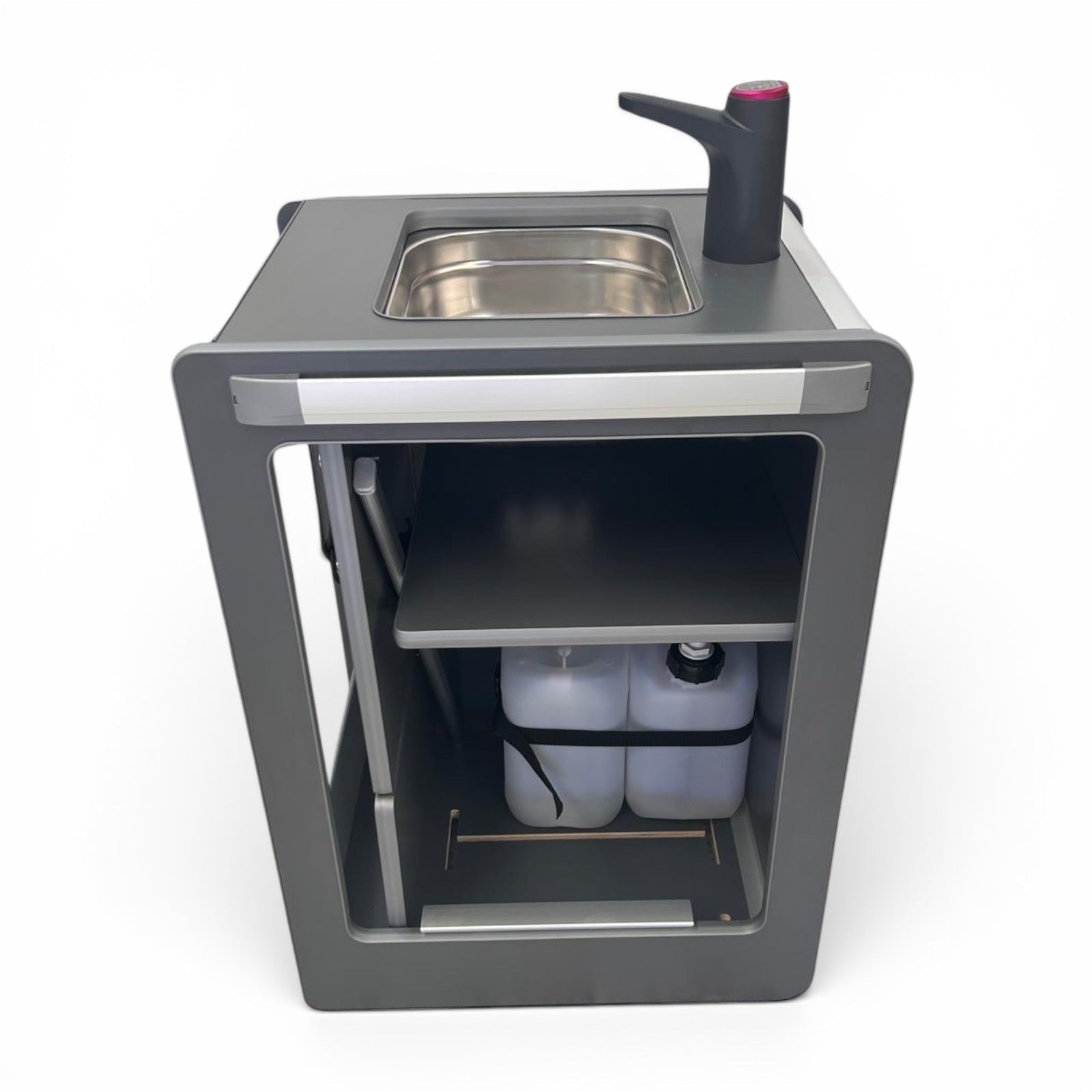 Ex-Display Vangear Mini-Pod Campervan Kitchen Pod 3.0 - Carbon Grey - Vangear UK