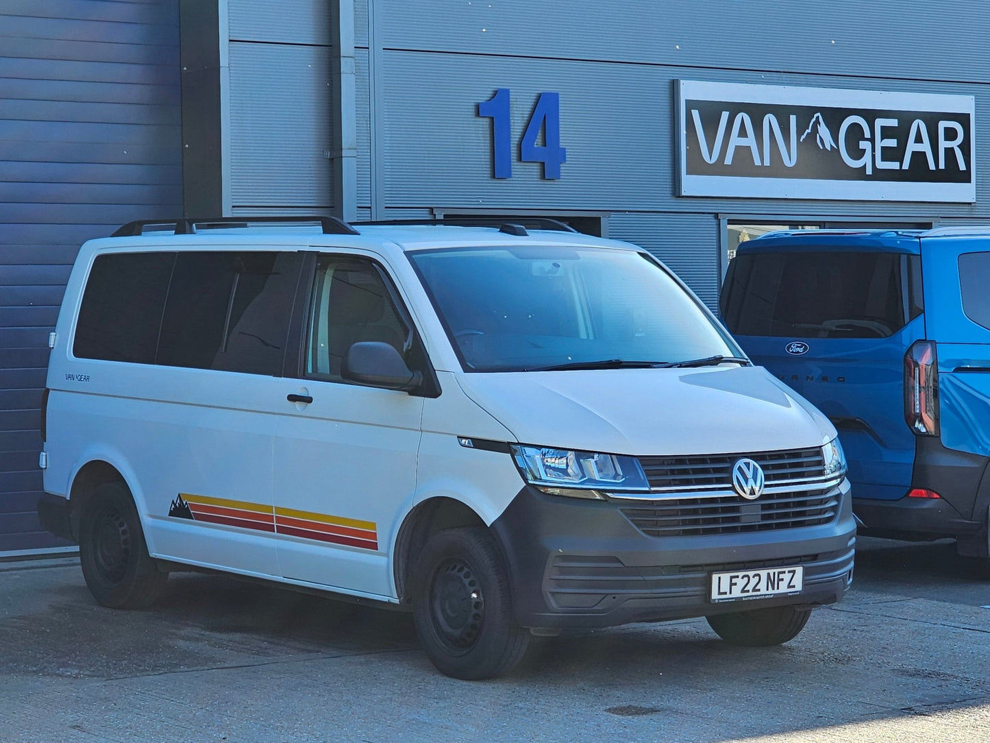 FOR SALE 2022 Volkswagen T6.1 Transporter - Vangear "FREERUNNER" campervan conversion (Full width bed - twin berth) - Vangear UK