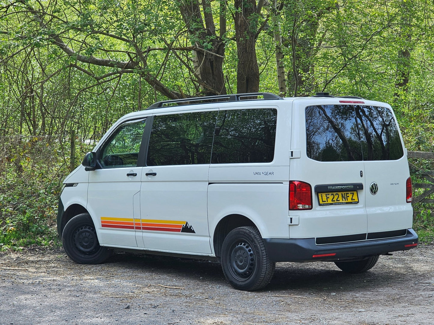 FOR SALE 2022 Volkswagen T6.1 Transporter - Vangear "FREERUNNER" campervan conversion (Full width bed - twin berth) - Vangear UK